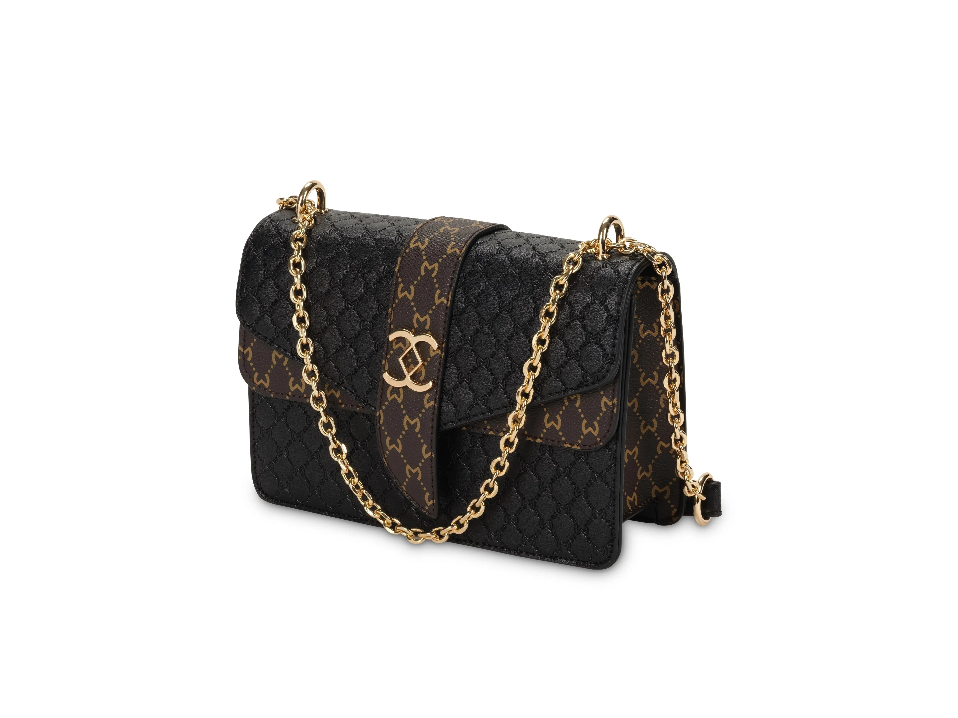 JOHANNA SATCHEL BAG - BLACK