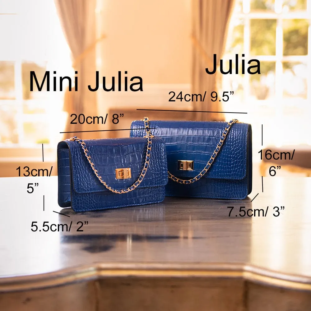 Julia Bag - Grey Croc