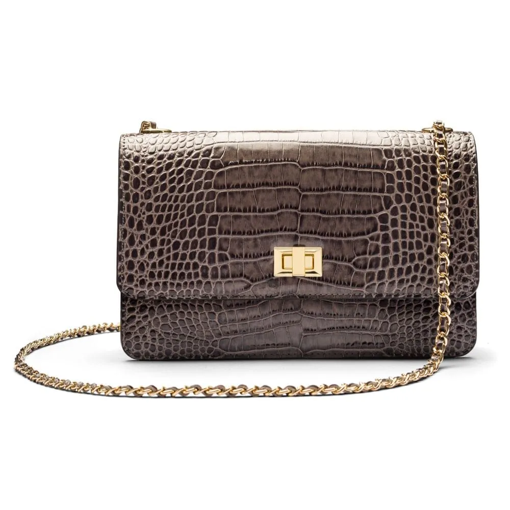 Julia Bag - Grey Croc