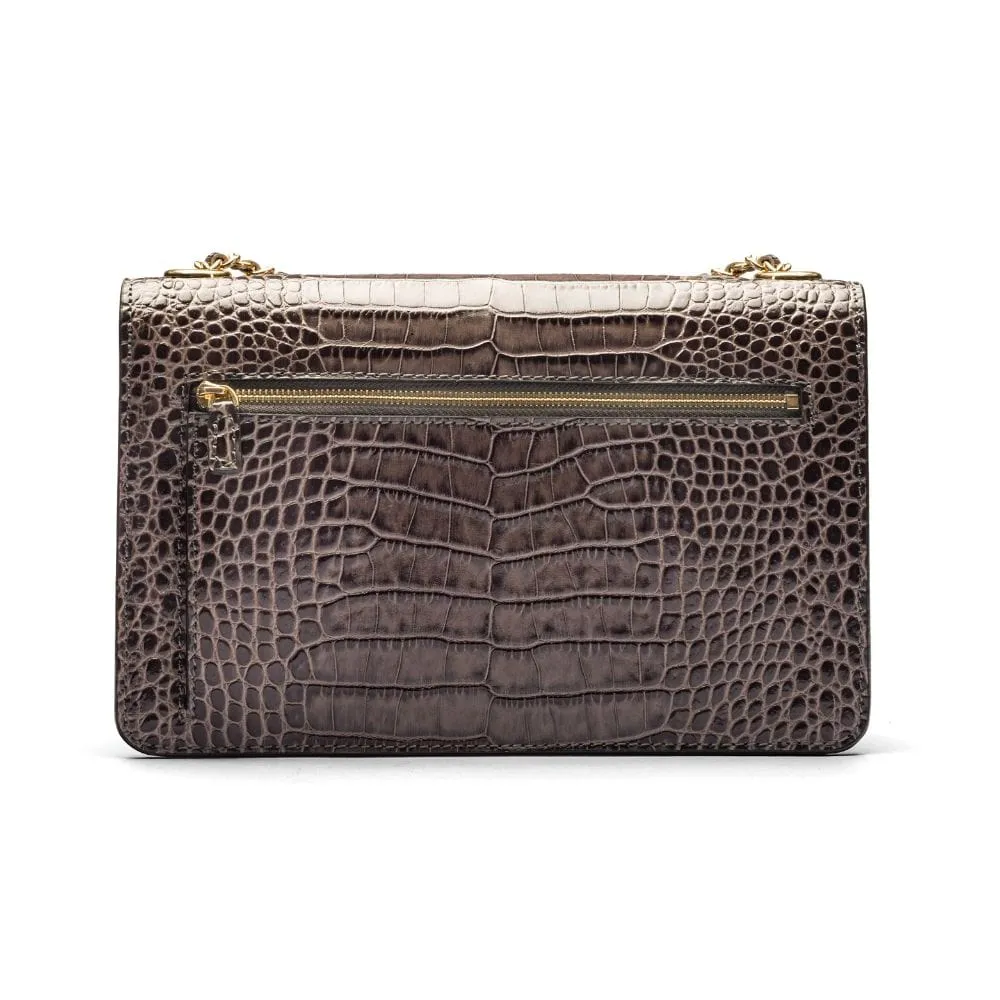 Julia Bag - Grey Croc
