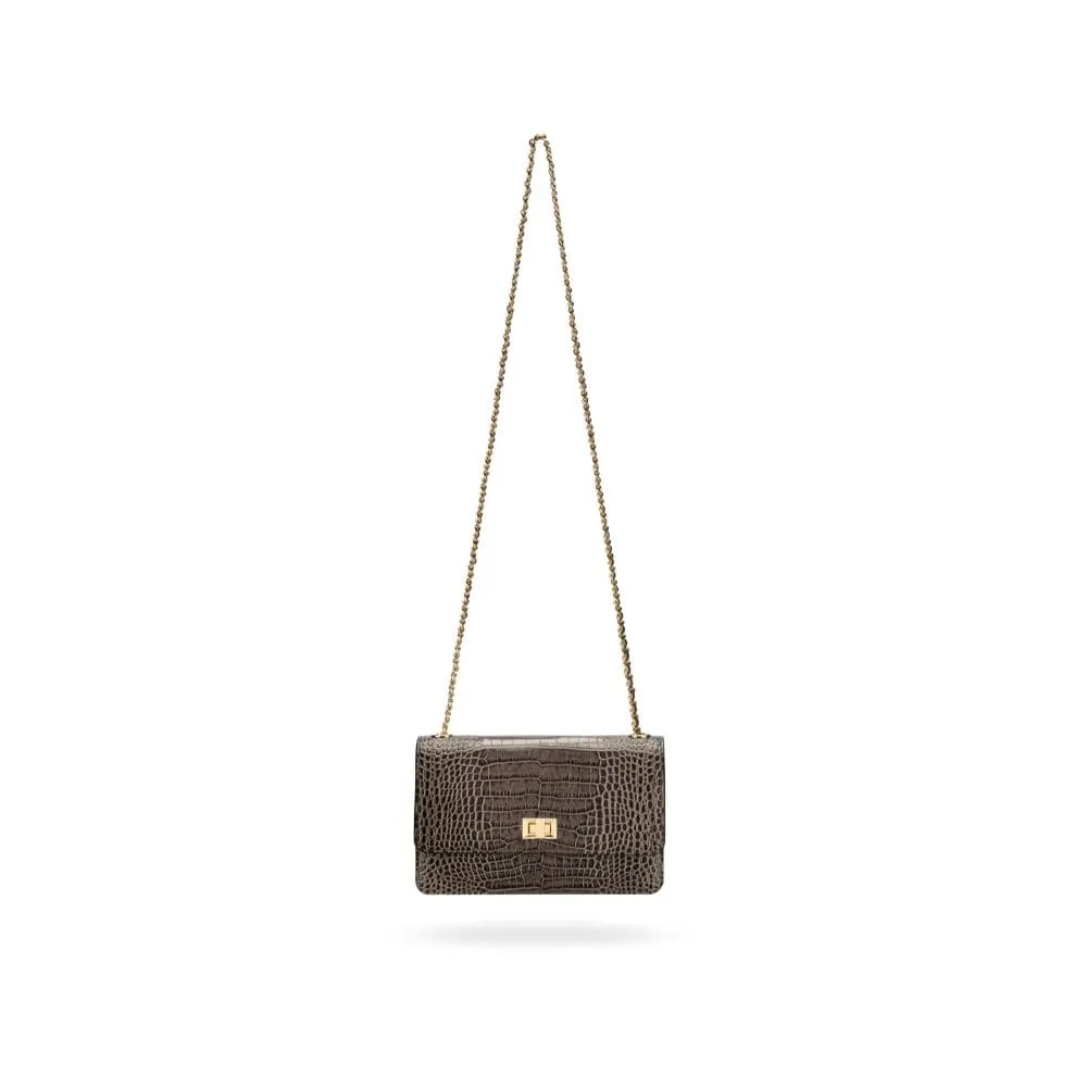 Julia Bag - Grey Croc