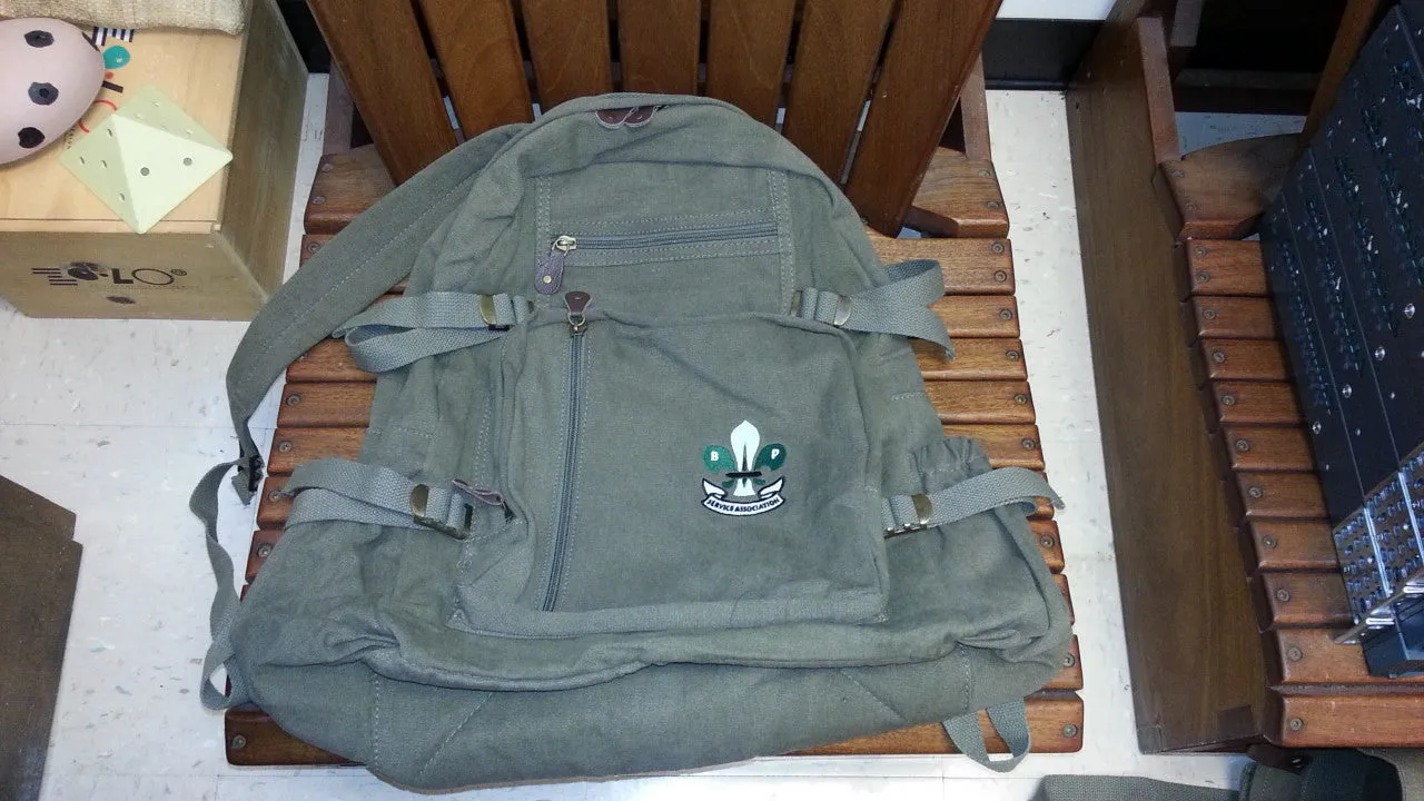 Jumbo Backpack, Vintage Canvas w/ OSG Logo