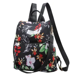 Junior High School Student Large Capacity Anti-Theft Backpack Korean Style Printed Girls Backpack