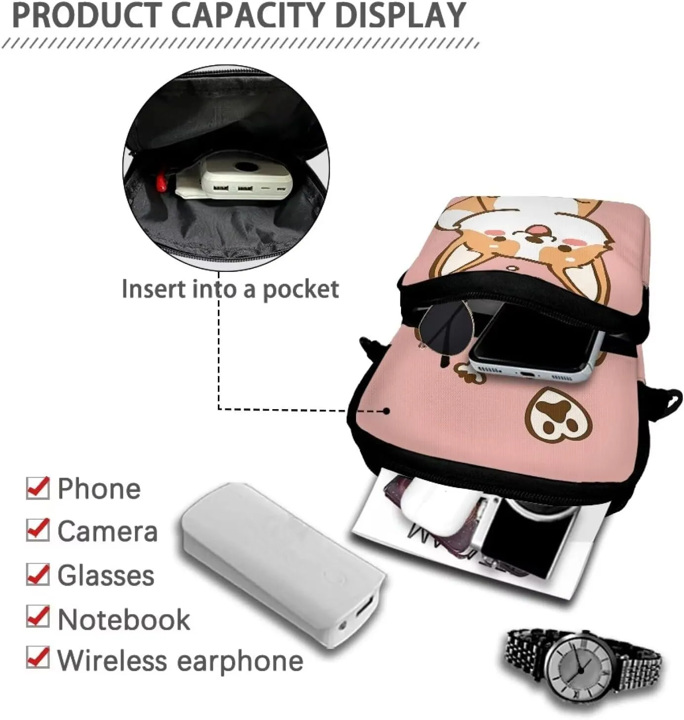 Kids Casual Travel Sport Crossbody Bags Women Teen Girls Messenger Bag Handbags