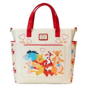 Loungefly Winnie The Pooh & Friends Hearts Convertible Backpack & Tote Bag