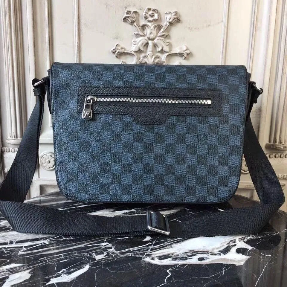 LV Matchpoint Messenger Damier Cobalt Canvas