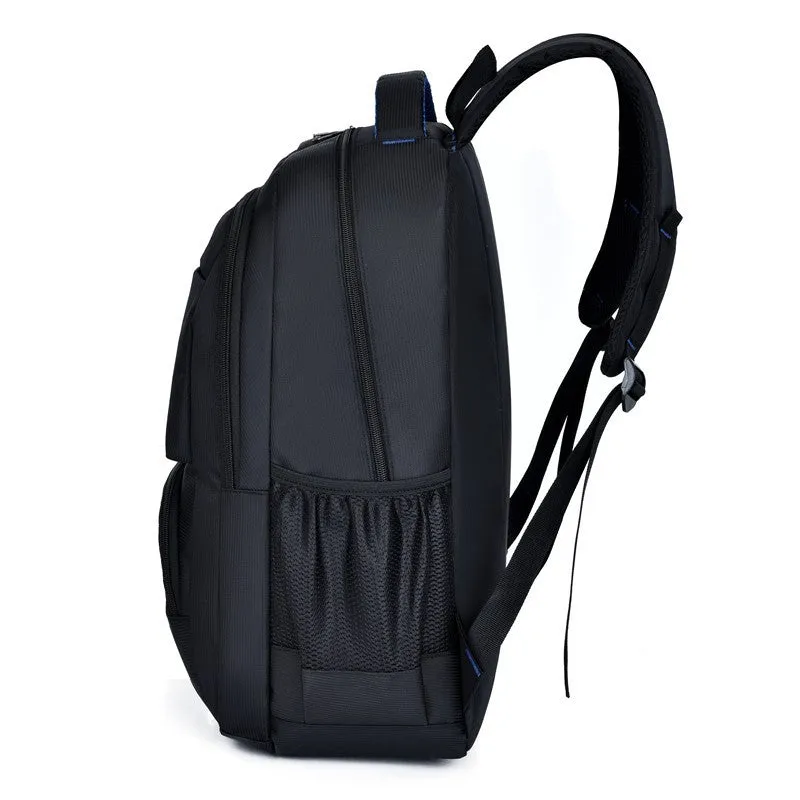 Men's Business Commute Computer Backpack Simple Outdoor Casual Backpack Large Capacity Schoolbag