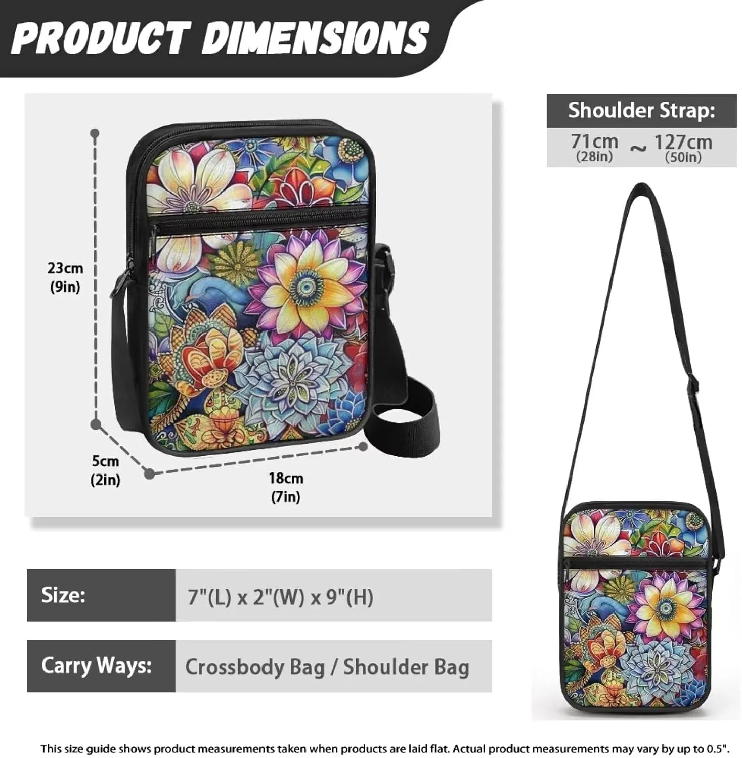 Messenger Bag for Women Small Crossbody Bags with Pockets Cell Phone Purse Wallet