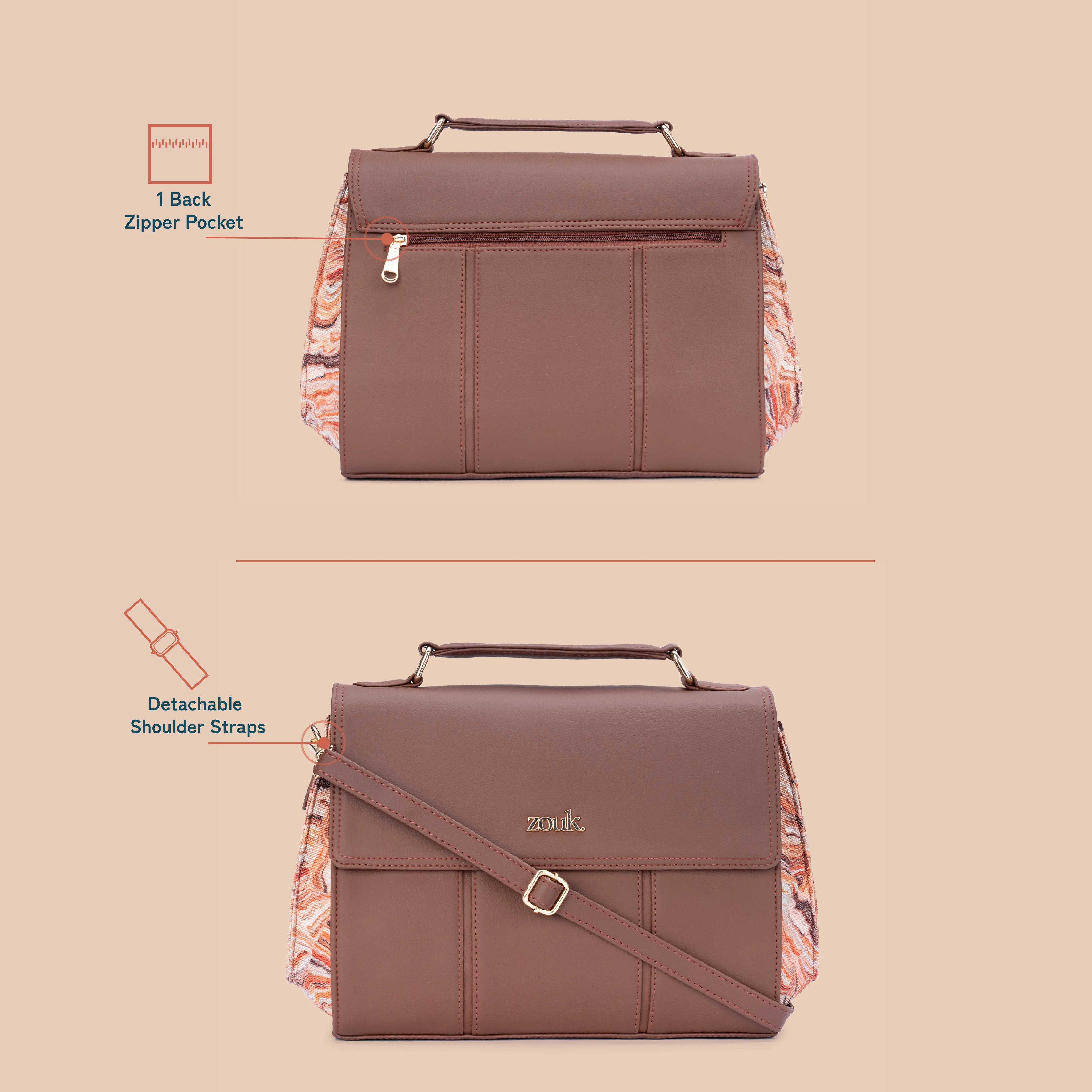 Nicobar Coral Rhea Kapoor Satchel Bag