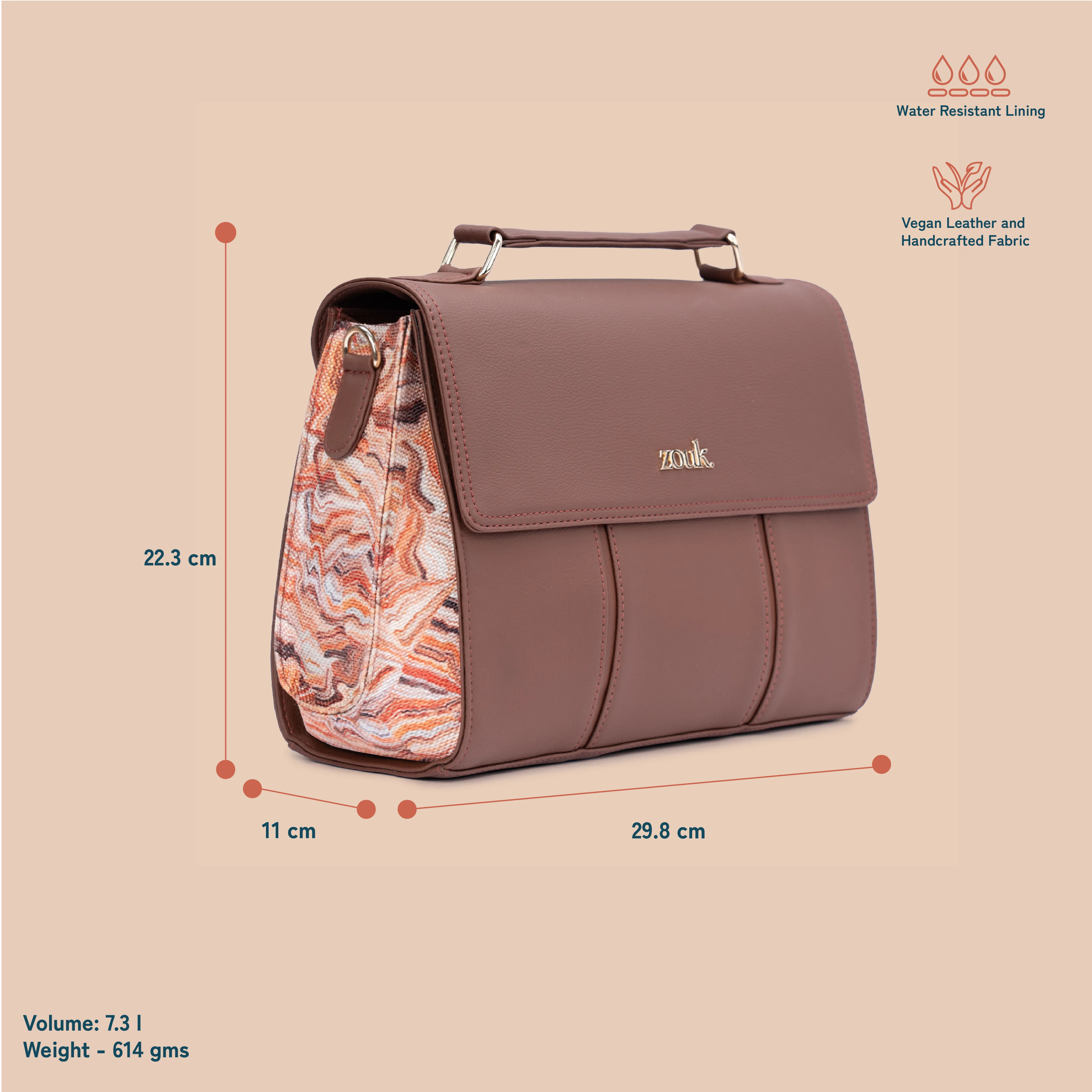 Nicobar Coral Rhea Kapoor Satchel Bag