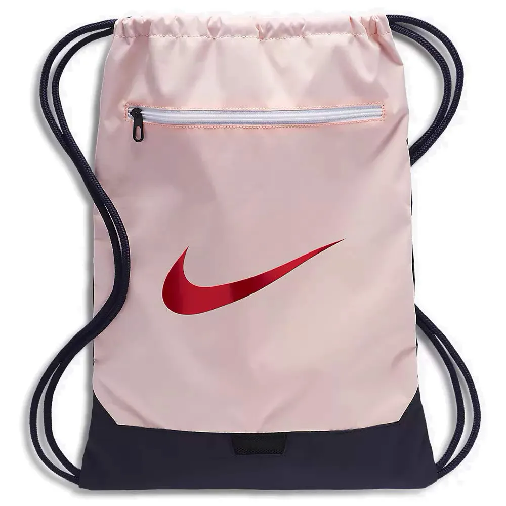 Nike Nike Brasilia Gym Sack - 9.0, Echo Pink/University Red/Dynamic Yellow, Misc