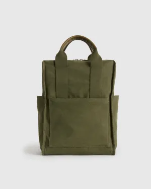 Organic Cotton Canvas Convertible Backpack
