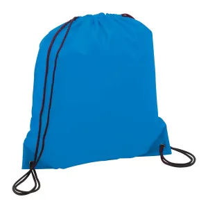 Oriole Polyester Drawstring Bag - Process Blue