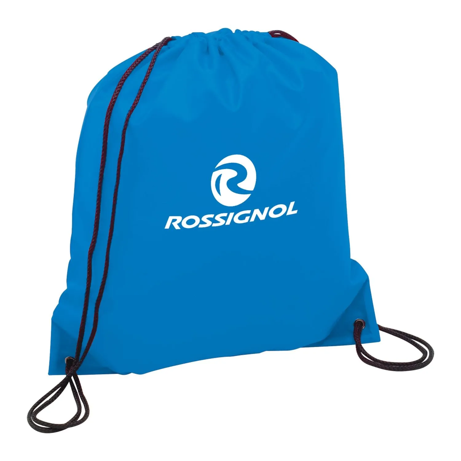 Oriole Polyester Drawstring Bag - Process Blue