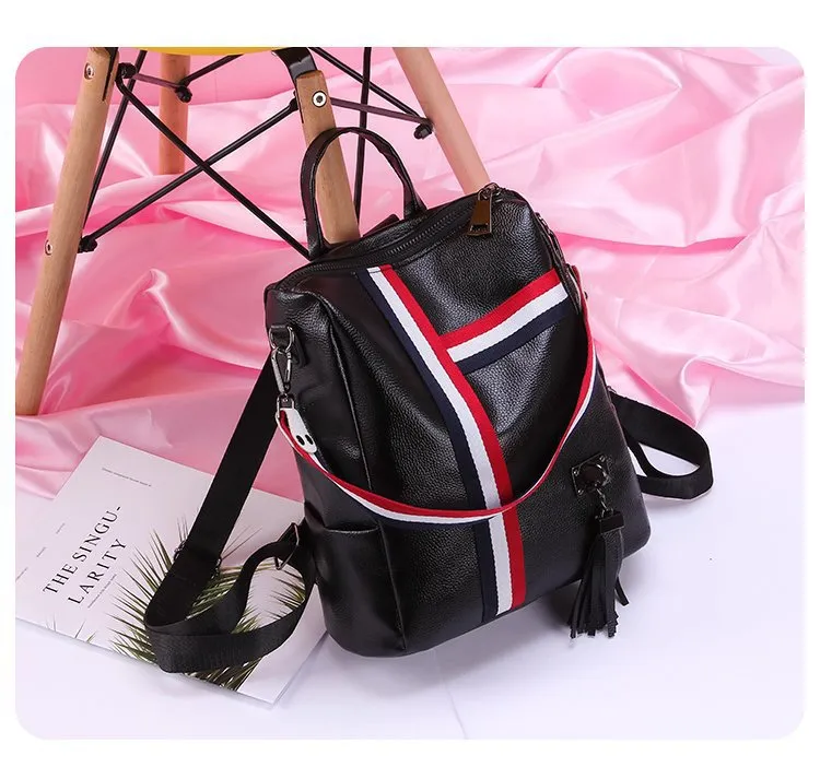 Ribbon Pendant Dual-Use Backpack Women's Bag Tao 1688 Supply