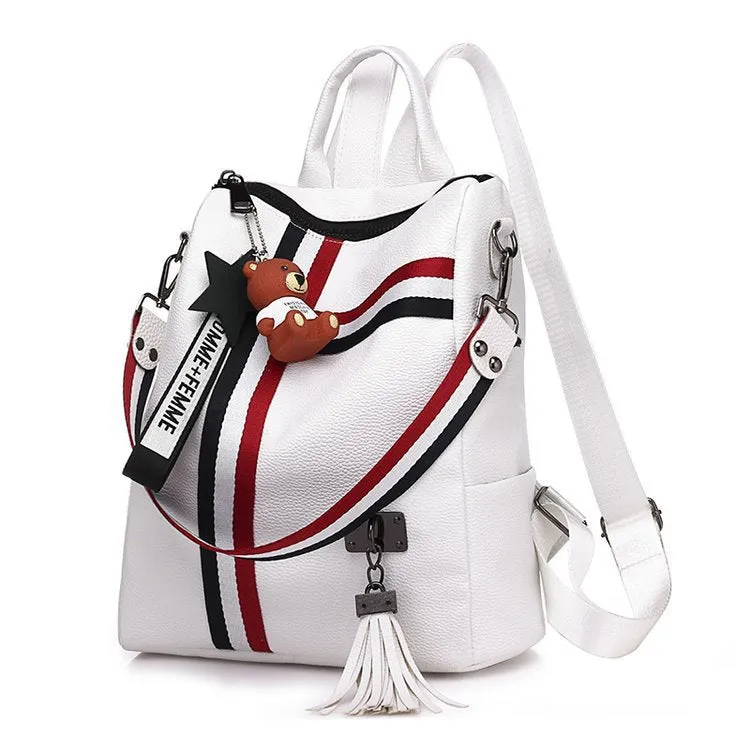 Ribbon Pendant Dual-Use Backpack Women's Bag Tao 1688 Supply