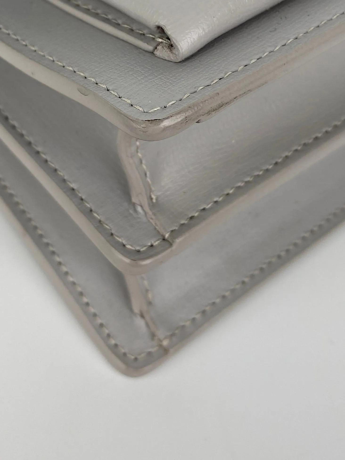 Saint Laurent Granite Grey Medium Sunset Bag