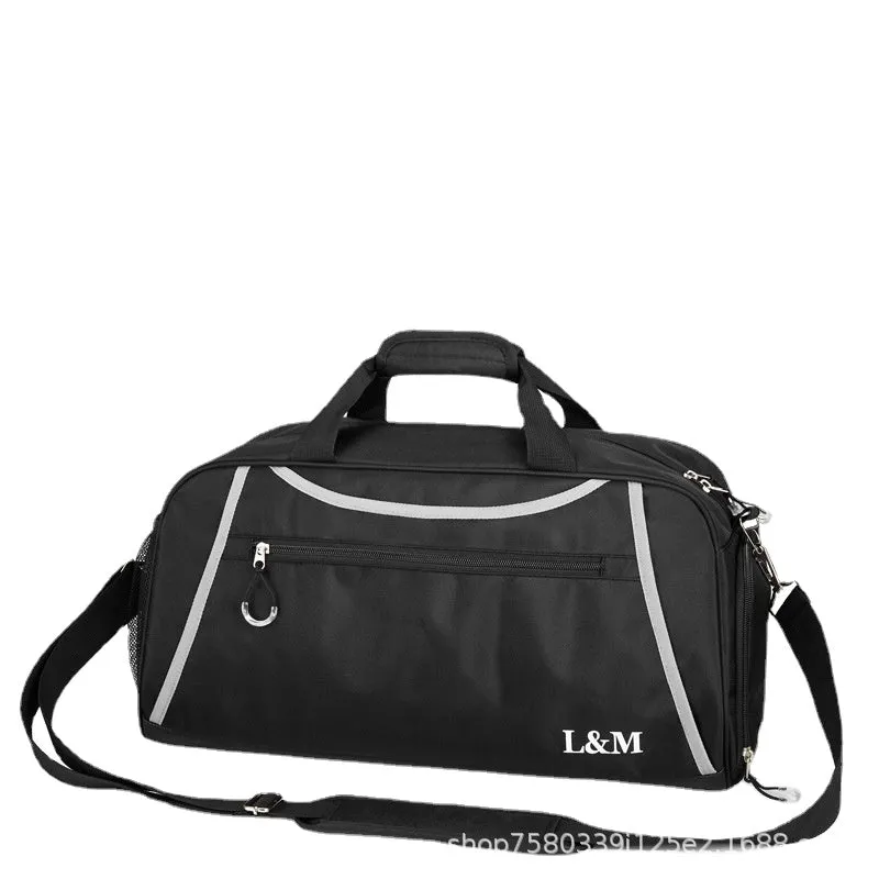 Separate Independent Shoe Compartment Multi-Functional Portable Travel Bag