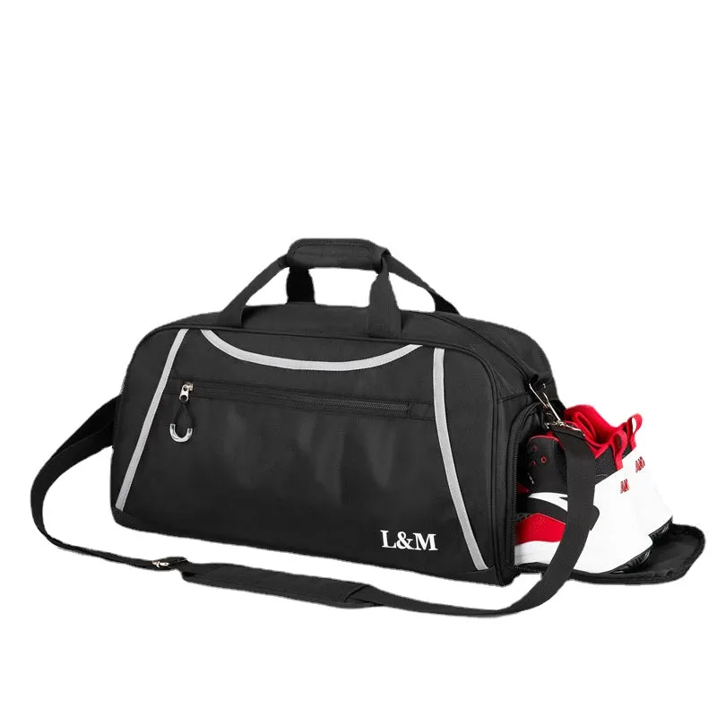Separate Independent Shoe Compartment Multi-Functional Portable Travel Bag
