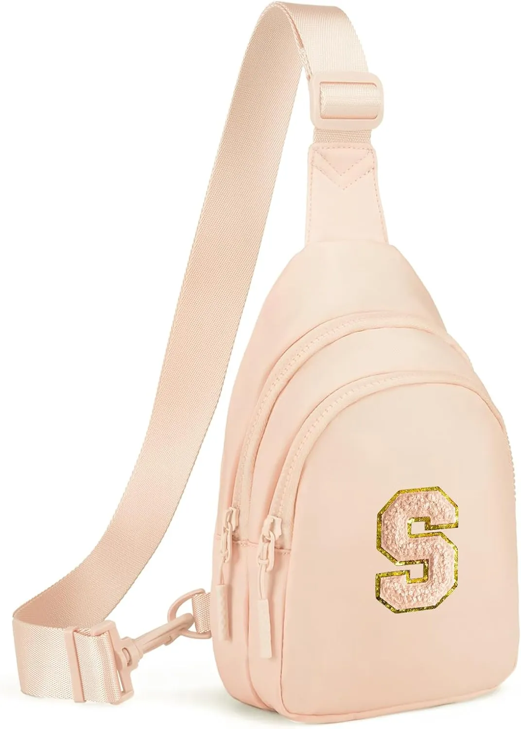 Small Initial Sling Bag for Girls & Women - Cute Crossbody Fanny Pack Gift