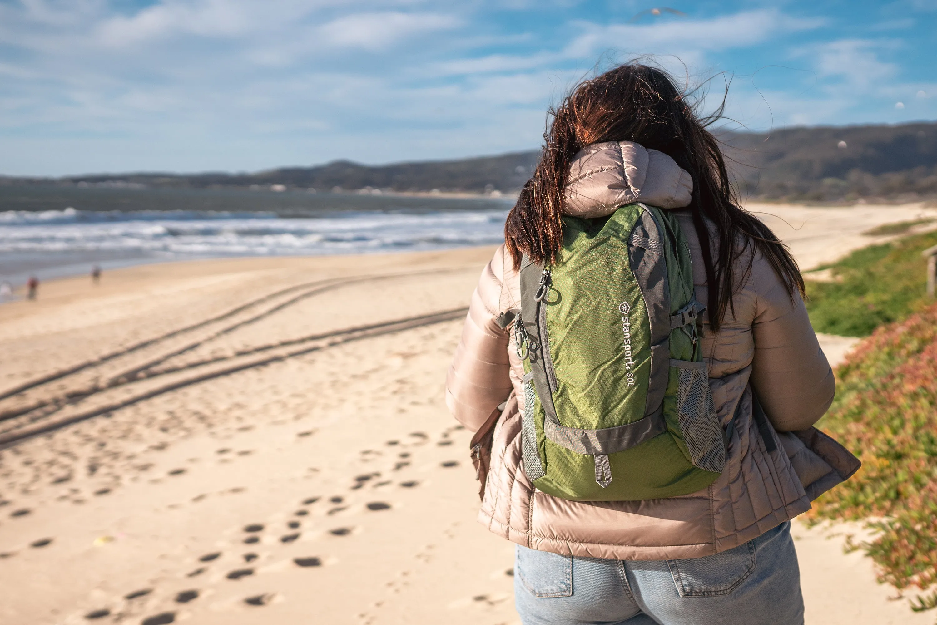 Stansport Backpacks W/Outersurface Textile Manmade Fibers18.5X12.5X8.5 Olive