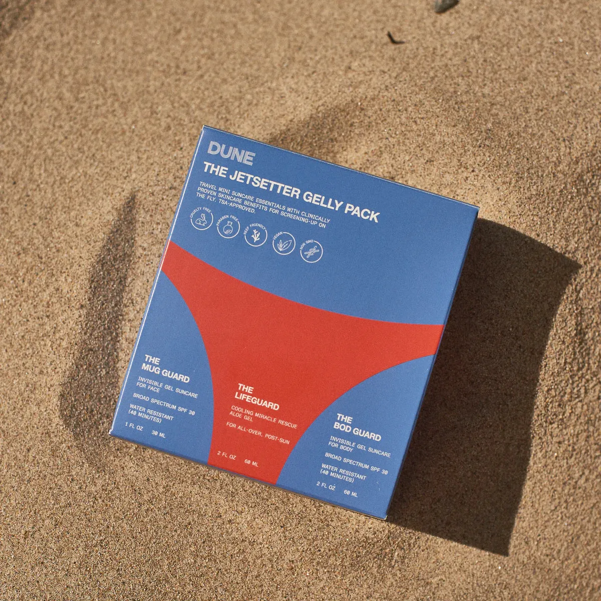 THE JETSETTER GELLY PACK Sunscreen :: Travel Minis