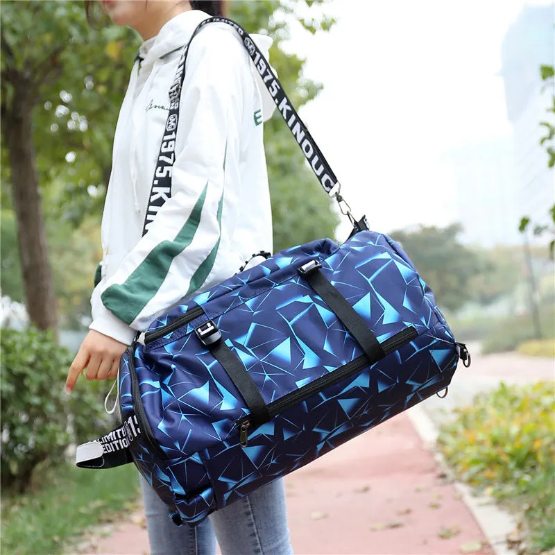 Travel Backpack Female Dry Wet Separation Lightweight Fitness Bag Men's Casual Hiking Backpack