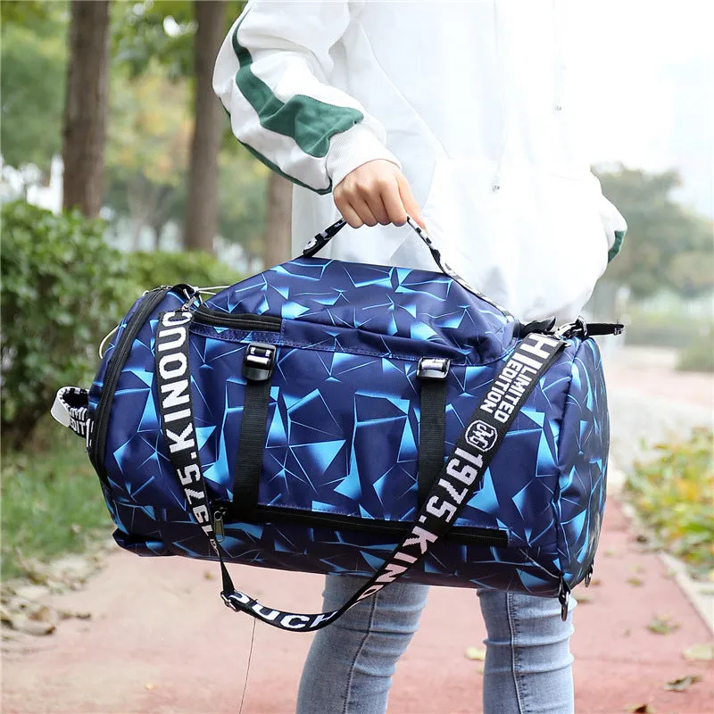 Travel Backpack Female Dry Wet Separation Lightweight Fitness Bag Men's Casual Hiking Backpack