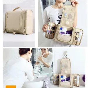 Travel waterproof cosmetic bag female bag