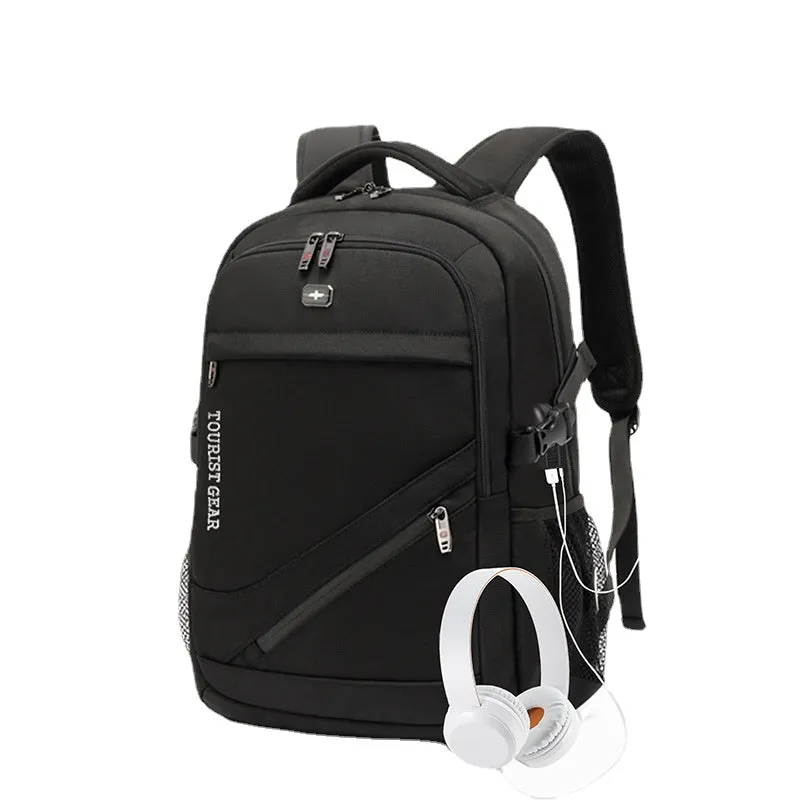 USB Rechargeable Travel Backpack Swiss Army Knife Backpack Computer Bag
