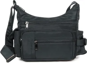 VOLGANIK ROCK RFID Anti Thief Crossbody Bag for Women Waterproof Shoulder Bag Messenger Bag Casual Nylon Purse Handbag