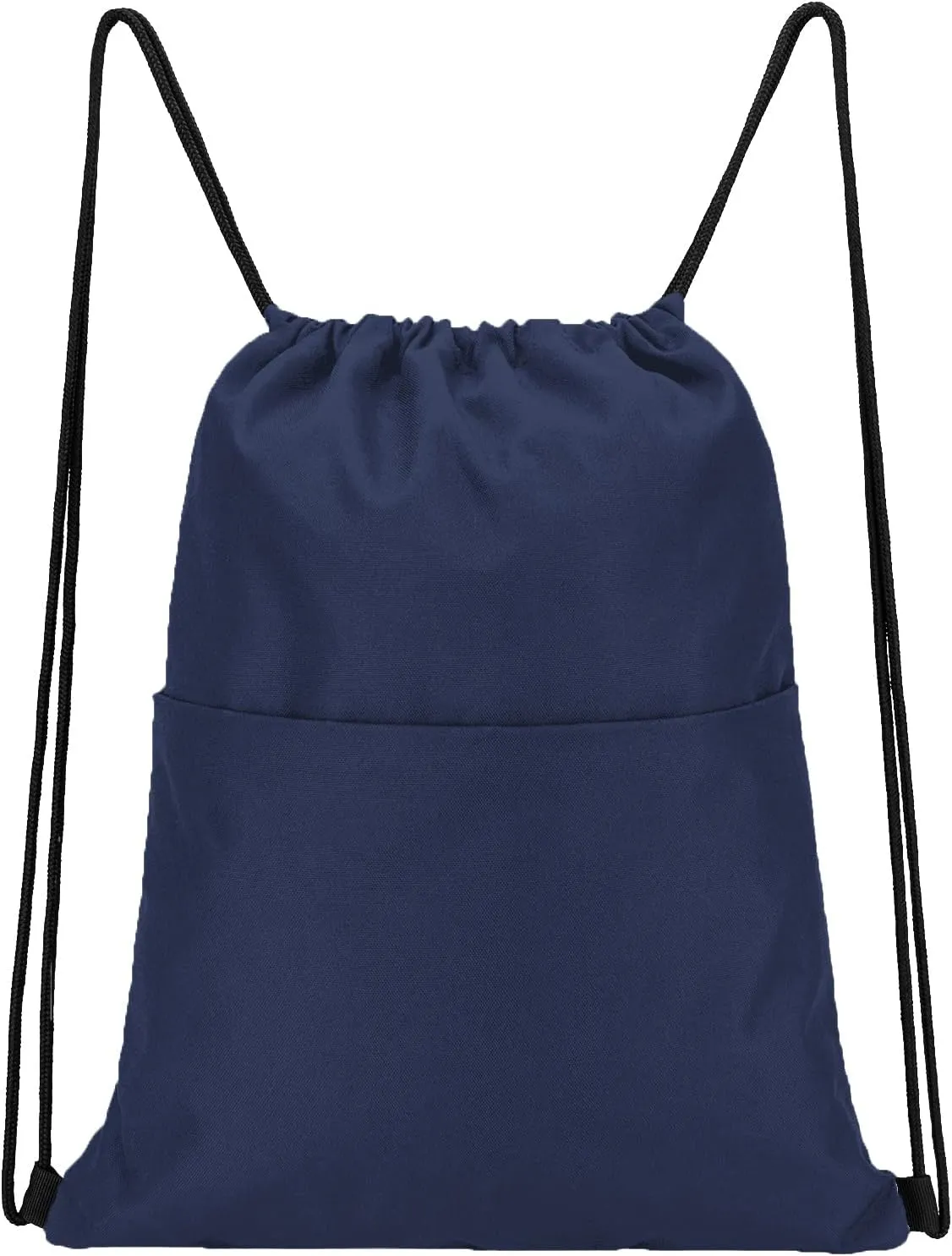 Vorspack Drawstring Backpack Water Resistant String Bag Sports Sackpack Gym Sack with Side Pocket for Men Women