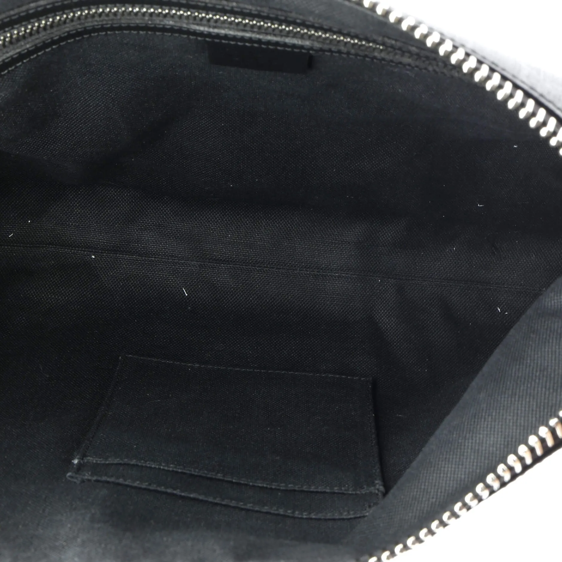 Web Zip Flat Messenger GG Coated Canvas Medium