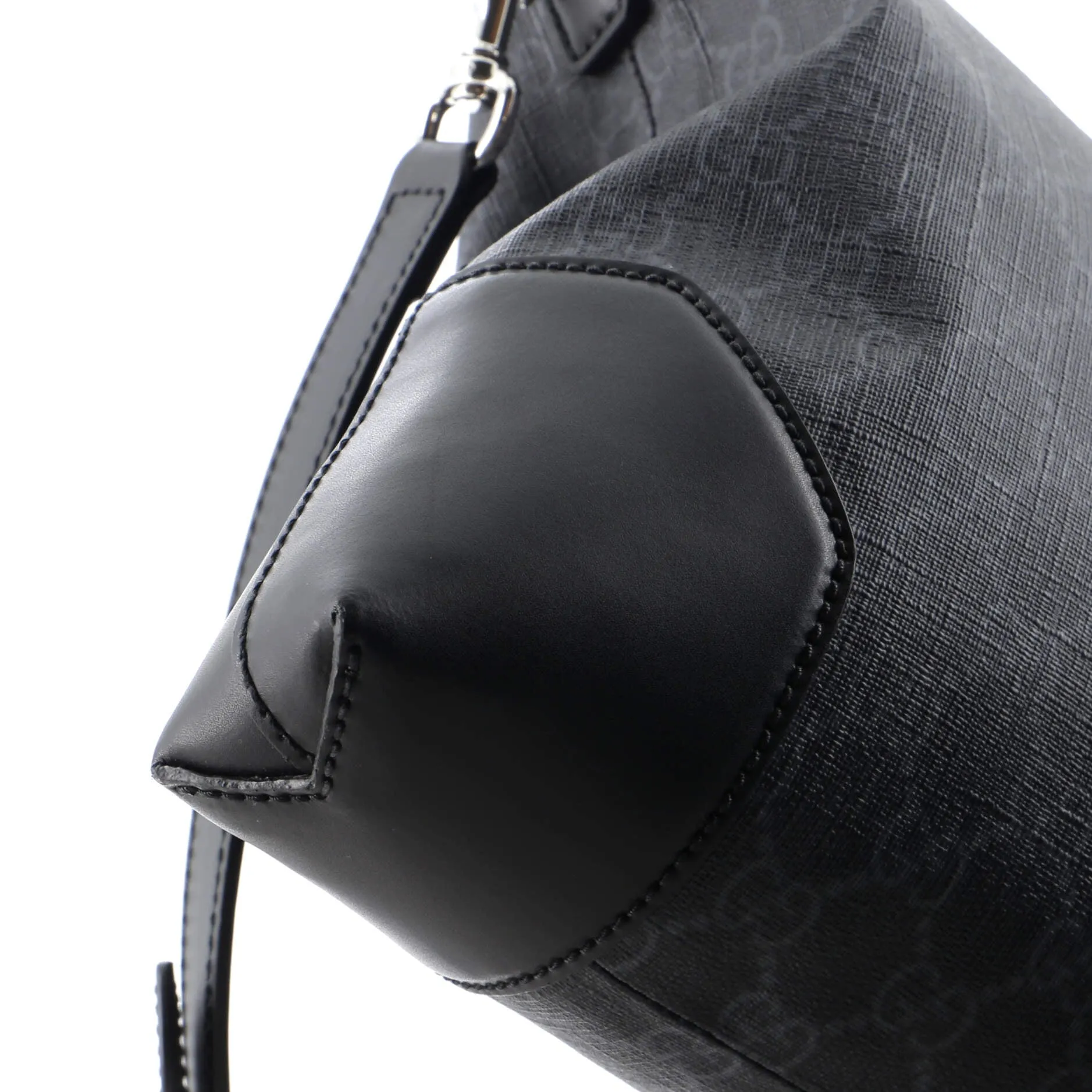 Web Zip Flat Messenger GG Coated Canvas Medium