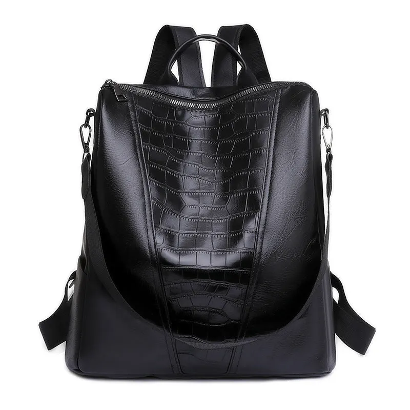 Women's Backpack Fashion Versatile Multi-Functional Dual-Use Travel on One Shoulder Backpack