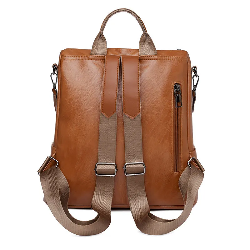 Women's Backpack Fashion Versatile Multi-Functional Dual-Use Travel on One Shoulder Backpack
